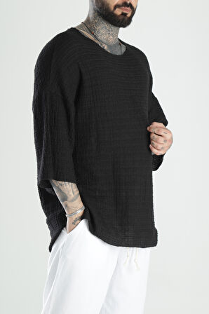 Likralı Oversize T-Shirt 