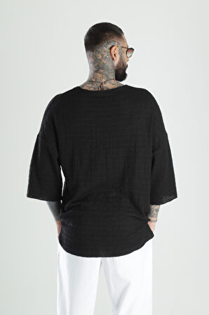 Likralı Oversize T-Shirt 