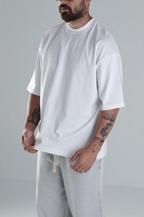 Beyaz Oversize T-Shirt