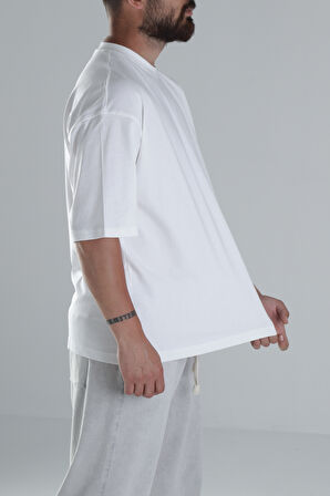 Beyaz Oversize T-Shirt
