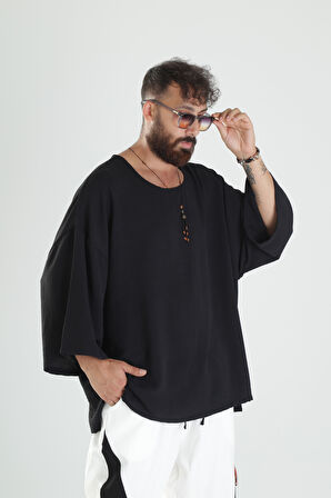 Aerobin Keten Oversize T-Shirt