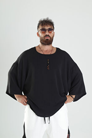 Aerobin Keten Oversize T-Shirt
