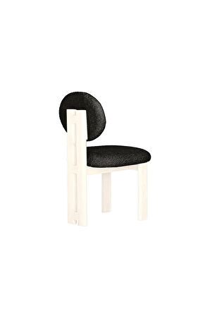 Coco İskandinav Teddy Natural Ahşap Bohem Sandalye