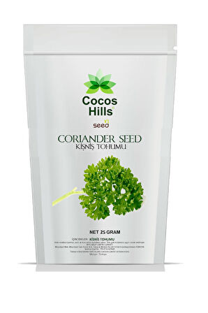 Cocos Hills Coriander Seed Kişniş Tohumu 25 gram