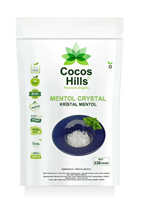 Cocos Hills Crystal Menthol Kristal Mentol 330 gr