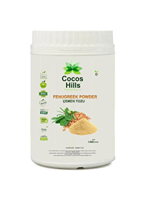 Cocos Hills Fenugreek Powder Çemen Tozu 1.000 Gram
