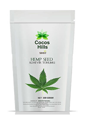 Cocos Hills Hemp Seed Kenevir Tohumu 100 Gram