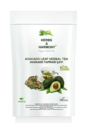 Herbs & Harmony Avocado Leaves Herbal Tea Avokado Yaprağı Bitki Çayı 150 gram