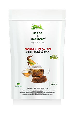 Herbs & Harmony Cornsilk Herbal Tea Mısır Püskülü Bitki Çayı 150 gram