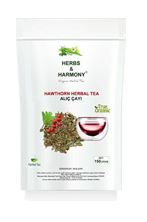 Herbs & Harmony Hawthorn Herbal Tea Alıç Bitki Çayı 150 gram