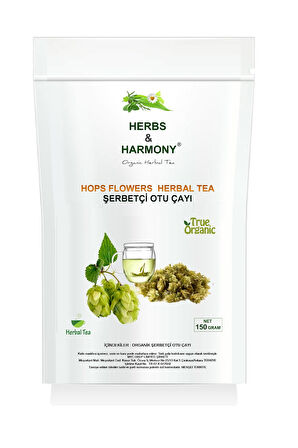 Herbs & Harmony Hops Flowers Herbal Tea Şerbetçi Otu Bitki Çayı 150 gram