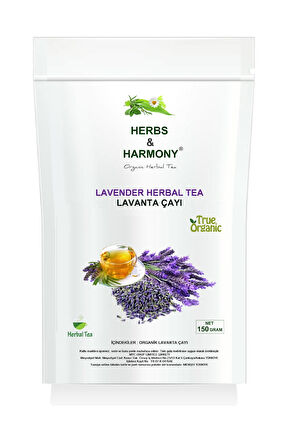 Herbs & Harmony Lavender Herbal Tea Lavanta Bitki Çayı 150 gram