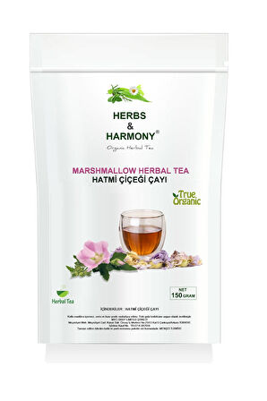 Herbs & Harmony Marshmallow Herbal Tea Hatmi Çiçeği Bitki Çayı 150 gram