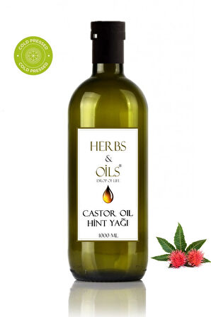 Herbs & Oils Castor Oil Hint Yağı 1000 Ml