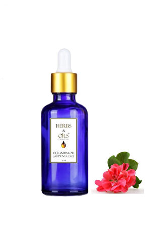 Herbs & Oils Geranium Oil Sardunya Yağı 50 ml