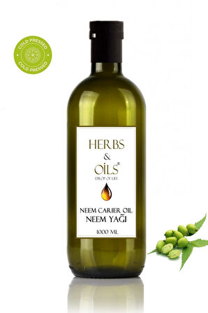 Herbs & Oils Neem Oil Neem Yağı 1000 Ml