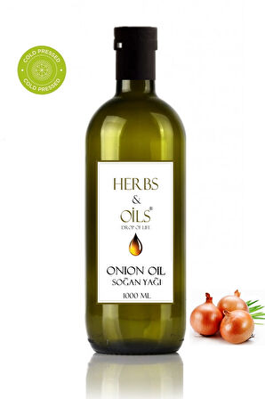 Herbs & Oils Onion Oil Soğan Yağı 1000 ml