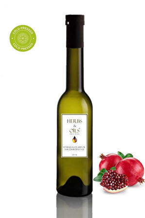 Herbs & Oils Pomegranate Seed Oil Nar Çekirdeği Yağı 250 ml