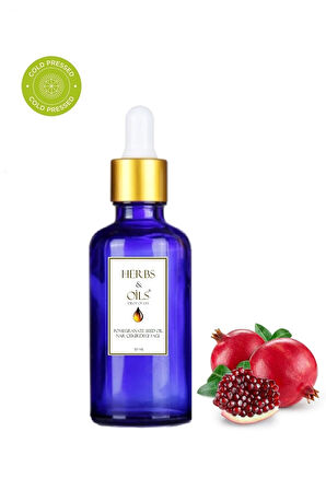 Herbs & Oils Pomegranate Seed Oil Nar Çekirdeği Yağı 50 ml