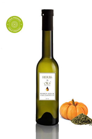 Herbs & Oils Pumpkin Seed Oil Kabak Çekirdeği Yağı 250 ml