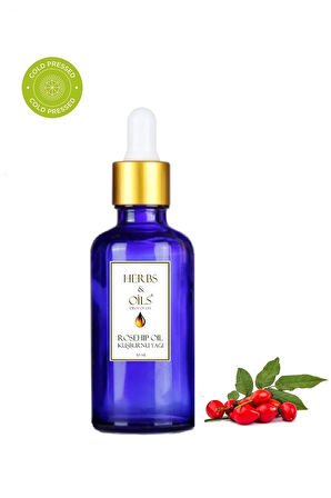 Herbs & Oils Rosehip Seed Oil Kuşburnu Tohumu Yağı 50 Ml