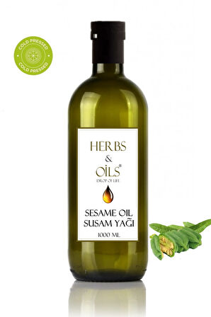Herbs & Oils Sesame Oil Susam Yağı 1000 Ml