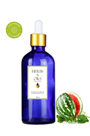 Herbs & Oils Watermelon Seed Oil Karpuz Çekirdeği Yağı 100 ml