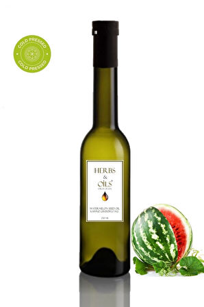 Herbs & Oils Watermelon Seed Oil Karpuz Çekirdeği Yağı 250 ml