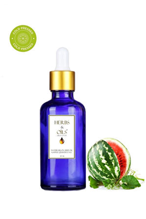Herbs & Oils Watermelon Seed Oil Karpuz Çekirdeği Yağı 50 ML