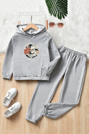 Uyguntarz Çocuk Kanagawa Oki Nami Ura Eşofman Takımı