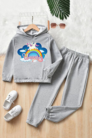 Uyguntarz Çocuk Unicorn Eşofman Takımı
