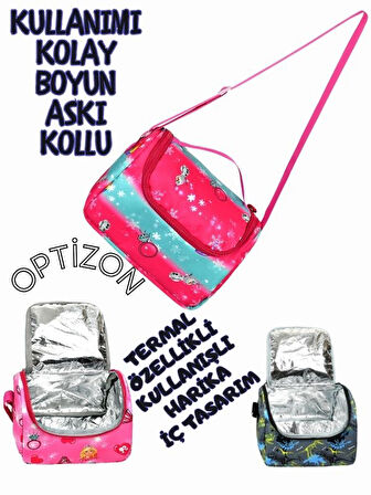 ELSA PRINCESS DESEN Beşli KIZ Çocuk İlkokul Okul Çantası + Termal beslenme seti + Kalemlik + suluk