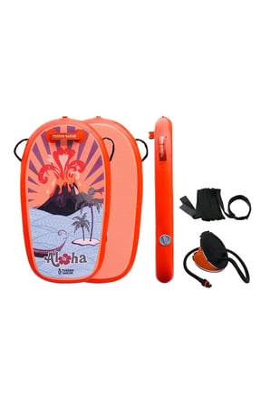 BODYBOARD ALOHA PLAJ ÇOCUK SÖRF TAHTASI-ULTRA HAFİF VÜCUT TAHTASI 110X51X10 CM 1 YIL GARANTİ
