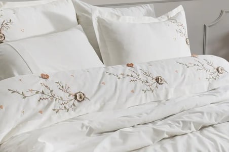 Şaheser Home Collection Nakışlı Çift Kişilik Nev Takımı Cosmos