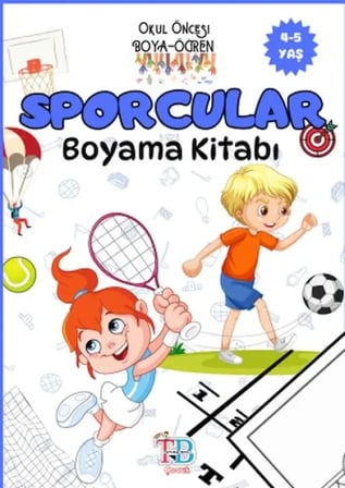 Sporcular Boyama Kitabı