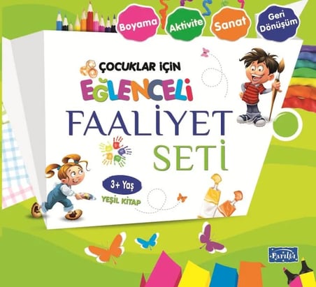 Eğlenceli Faaliyet Seti - Yeşil - 3+ Yaş