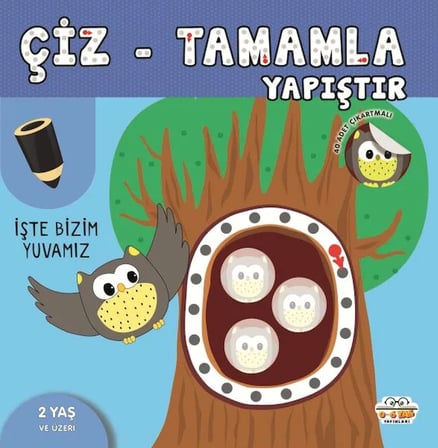 Çiz-Tamamla-Yapıştır İşte Bizim Yuvamız