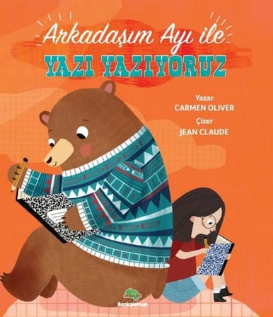 Arkadaşım Ayı Ile Yazı Yazıyoruz
