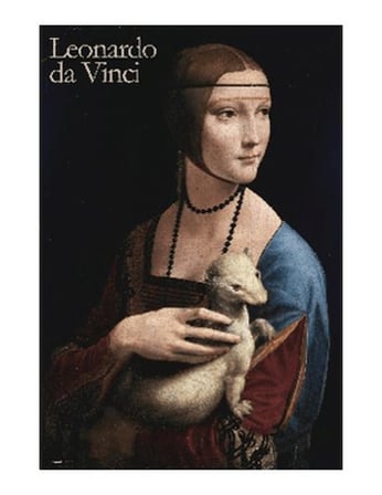 Leonardo Da Vinci - Kakımlı Kadın - Poster