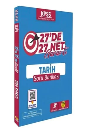 Tasarı Yayınları Kpss Tarih 27 De 27 Net Garanti Soru Bankası