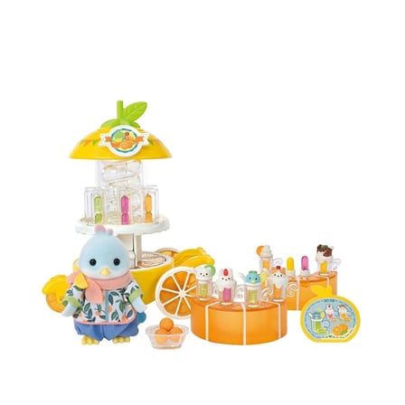 5861 Sylvanian Families Citrus Kuş Ailesi Meyve Suyu Standı +3 Yaş