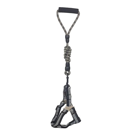 Köpek Göğüs Tasma Seti Daa Desenli 1.5 Cm*35-48 Cm Siyah-Beyaz