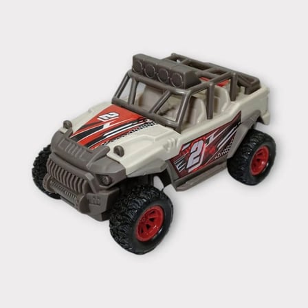 Maxx Wheels Sesli Ve Işıklı Arazi Aracı - 666-18Pa - Gri - 1 Adet