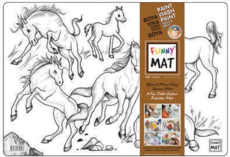 Funny Mat -  Atlar 33,5x48cm