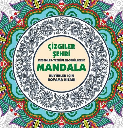 Çizgiler Şehri - Mandala (Büyükler İçin Boyama)