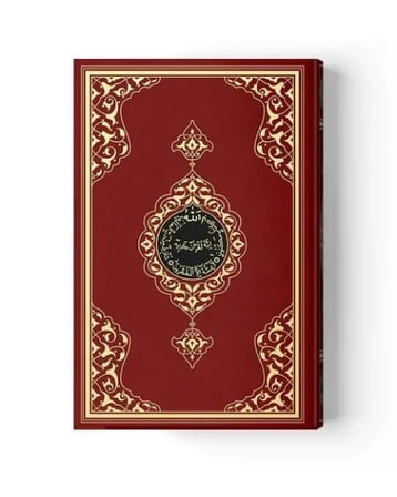 2 Renkli Bordo Orta Boy Kur'An-I Kerim