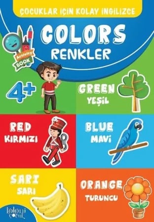 Çuklar İçin Kolay İngilizce - Colors Renkler