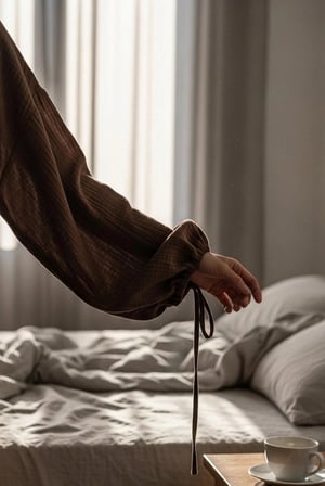 Yeni Sezon Müslin Kimono - Bağlamalı kol detayı, Lüks Oversize Kadın Kimono - OEKO-TEX sertifikalı kumaş