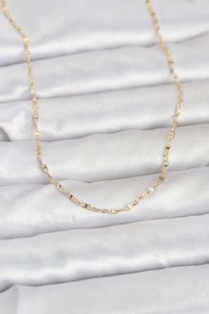 CM 14K Gold Renk Gemici Zincir Model 60 cm Kadın Kolye 5886