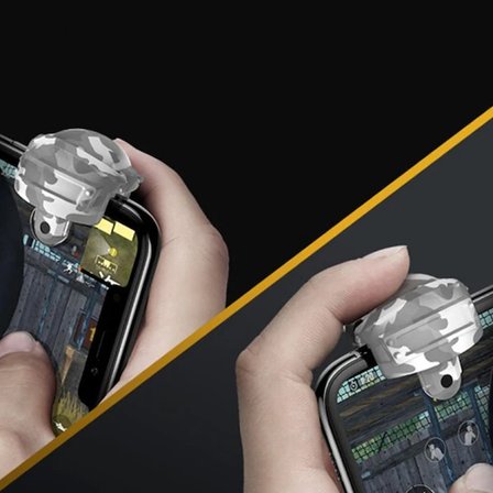 Baseus Gamo GA03 Gamepad Oyun Ateşleyici Tetik/ Level 3 Helmet PUBG Gadget-(5775)